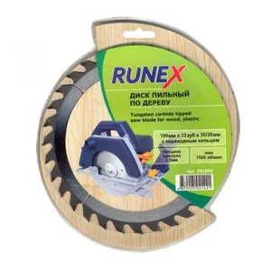 Диск пильный по дереву 200х32/30мм, 56Т, Runex