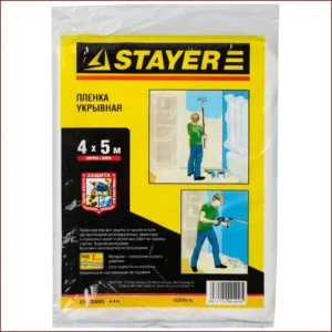 Пленка-тент защитный STAYER Standard HDPE, 7мкм, 4х5м Пленка-тент защитный STAYER Standard HDPE, 7мкм, 4х5м