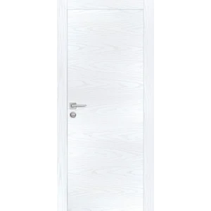 Дверь PROFILO PORTE ПХ-1 глухая, дуб арктик (AL кромка черная с 4-х сторон) 90