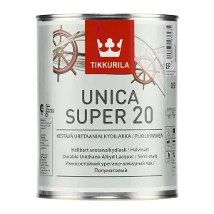 Лак паркетный полуматовый TIKKIVALA (Tikkurila) Unica Super 20 EP универсальный 0,9л Лак паркетный полуматовый TIKKIVALA (Tikkurila) Unica Super 20 EP универсальный 0,9л