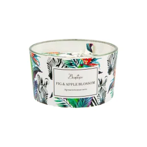 Свеча ароматическая FIG & APPLE BLOSSOM в стекле, Д107 Ш107 В60 Свеча ароматическая FIG & APPLE BLOSSOM в стекле, Д107 Ш107 В60