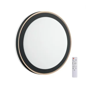 Светильник 7620/DL PALE SN 046 пластик/белый/черный/медный LED 48Вт c ДУ 3000-4200-6300К D390 IP43 пульт ДУ AKUNA Светильник 7620/DL PALE SN 046 пластик/белый/черный/медный LED 48Вт c ДУ 3000-4200-6300К D390 IP43 пульт ДУ AKUNA