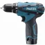Дрель-шуруповерт аккумуляторная Makita DF330DWE,10.8Вольт, 1.3Ач, Li-ion,24Нм, 2акк, кейс