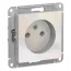 Механизм розетки одноместный СП AtlasDesign 16А IP20 без заземл. жемчуж. ATN000441 Systeme Electric
