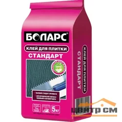 Клей плиточный БОЛАРС СТАНДАРТ для внутренних и наружных работ 5 кг
