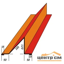 Снегозадержатель плоский PE, RAL **, размер (:размеры:)мм