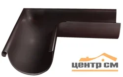 Угол желоба внешний GL, 90гр, 150мм RAL 8017