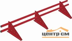 Снегозадержатель трубчатый Optima на 3-х опорах PE, L=3 м RAL **