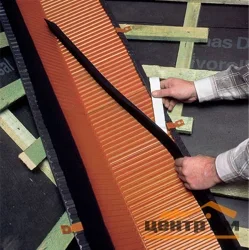 Полоса ендовы поролоновая , 1000 х 30 х 60 мм, черный
