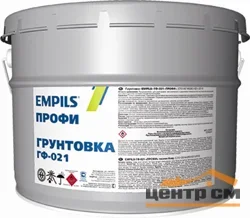 Грунтовка ГФ-021 красно-коричневая 12 кг универсальная EMPILS ПРОФИ