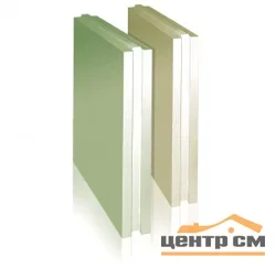 Пазогребневая плита ВОЛМА полнотелая стандартная 667*500*100 мм