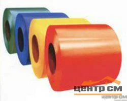 Рулонная сталь Полиэстер, RAL **, 0,4мм , 1.25*м2, (п) (в пленке)