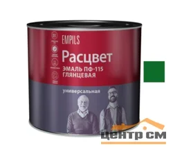 Эмаль ПФ-115 ярко-зелёная 2,7кг ТЗ РАСЦВЕТ ГОСТ 6465-76
