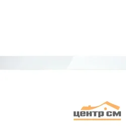 Карниз "Галант" без поворотов (бленда 5см), 2,8 белый глянец 2-х рядный