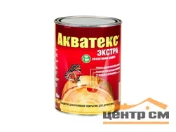 Основа алкидная Акватекс ЭКСТРА 0,8л (дуб) двойная УФ-защита, воск, масло, нанесение на олифу