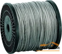 Трос стальной оцинкованный DIN 3068 D12,0мм ( 100 м )