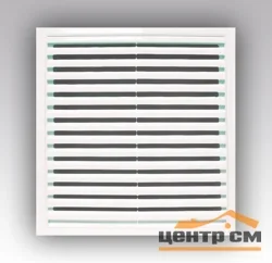 Решетка вентиляционная вытяжная с наклонными фиксированными жалюзи АБС 250х250, ЭРА