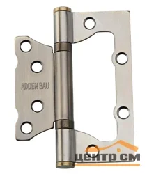 Петля дверная с двумя подшипниками ADDEN BAU "БАБОЧКА" 100X75X2.5 BUT античная бронза