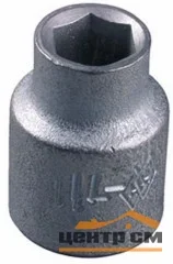Головка торцевая, оцинкованная 1/2", 15мм "НИЗ"