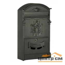 Ящик почтовый Форпост К-31091Ф Ш410*В255*Г90 цвет чёрный