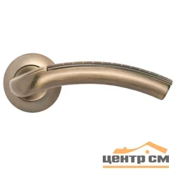 Ручка дверная MORELLI Палаццо MH-02P MAB/AB бронза античная матовая/бронза античная