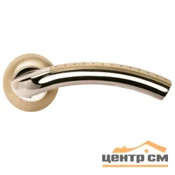 Ручка дверная MORELLI Палаццо MH-02P SN/CP никель белый/хром