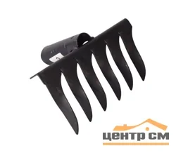Грабли витые 6 зубцов, сталь-2 мм, без черенка (Россия)