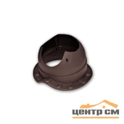 Элемент проходной KROVENT Base-VT Wave 110 коричневый для металлочерепицы