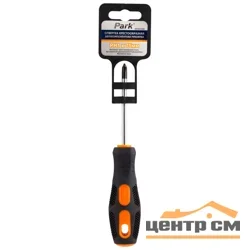 Отвертка крестовая PH-1 х75мм, PARK OTV015DK, двухкомпонентная рукоятка