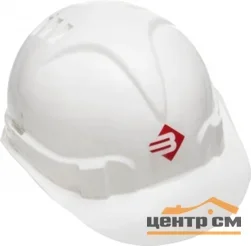 Каска защитная ЗУБР "ЭКСПЕРТ" храповый механизм регулировки размера, белая
