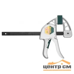 Струбцина пистолетная150/350мм KRAFTOOL "EXPERT" "EcoKraft" ручная, металлический корпус, 200кгс