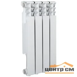 Радиатор "Tropic" алюминий 500 мм, 4 секции Рр=1,8 МПа, Тмакс=110°С