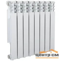 Радиатор "Tropic" алюминий 500 мм, 8 секций Рр=1,8 МПа, Тмакс=110°С