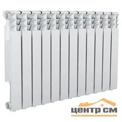 Радиатор "Tropic" алюминий 500 мм, 12 секций Рр=1,8 МПа, Тмакс=110°С