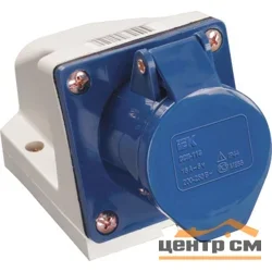 Розетка 2-местная ОП 32А 2P+PЕ 220В IP44 ССИ-123 IEK PSR11-032-3