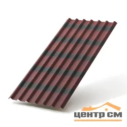 Черепица ондулин красный 2000*950м (полезная площадь 1,6 м2)