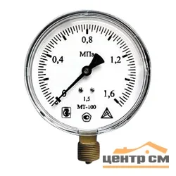 Манометр технический МТ-100 (1,6 МПа)