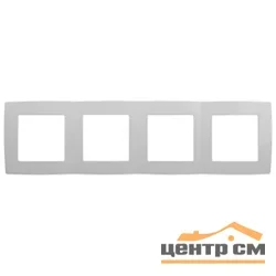 Рамка четырехместная Эра12, белый, арт.12-5004-01