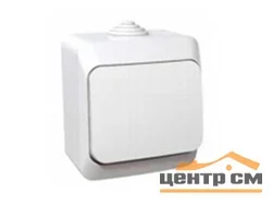 Выключатель одноклавишный ОП Этюд 10А IP44 бел. SE ВА10-041В Systeme Electric