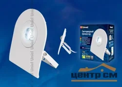 Прожектор светодиодный 30W 6000K 180-240V IP65 2600Лм 166х217х49мм белый Китай Uniel