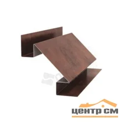 Планка угла внутреннего сложного Woodstock Ecosteel глянец ** для М/сайдинга Блок-Хаус МП 75*75*3м.п.