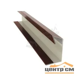 Планка начальная Woodstock Ecosteel глянец ** для М/сайдинга Блок-Хаус МП 12*15*3м.п.
