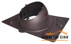 Элемент проходной KROVENT Base-VT General 125/150 универсальный, коричневый для профнастила высотой не более 38мм