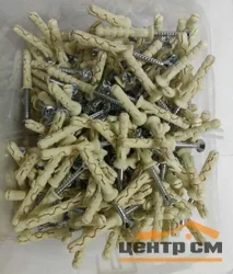 Дюбель-гвоздь 6x40 потай нейлон (уп 150шт) КМП
