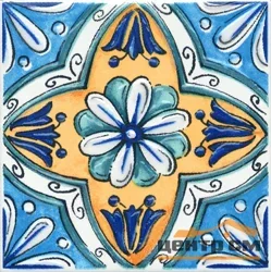 Вставка KERAMA MARAZZI Капри майолика 9,9х9,9 арт.STG\A489\1146
