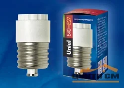 Переходник с цоколя Е40 на Е27, BASE ADAPTOR, LH40-27L