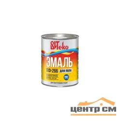 Эмаль ПФ-266 золотисто-коричневая 0,8 кг ВИТЕКО для пола