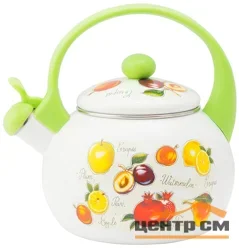 Чайник Appetite FT7-GR эмалированный со свистком 2.0л Гратен