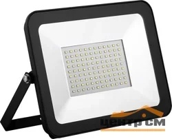 Прожектор светодиодный 100W 6400К 230V IP65 9000Лм 188x156x27мм черный Китай SAFFIT, SFL90-100