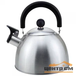 Чайник из нержавеющей стали 2,3 л MAL-039-MP, со свистком, MALLONY